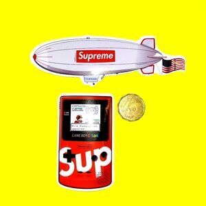 3/$20 brand new 2 x large Supreme waterproof stickers